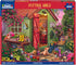 1000 24"x30" White Mountain Piece Jigsaw Puzzle Colorful Flower Garden Puzzles with Large Pieces for Adults and Family