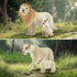 6PCS 2-5" Set Toymany White Lion Figurines with Lion Cubs, Wild Life Jungle Animals Figures Realistic Family Includes