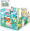 PicassoTiles Metro City Hospital Magnetic Tile Building Set with 8 Vehicles and