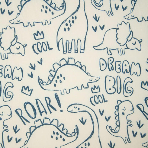 Pack 2 Pack 38x26 SDIII Dinosaur N Play Sheets Fitted Stretchy Microfiber Jersey Knit Dino Mini Crib Sheets