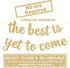 KatchOn Glitter The Best is Yet to Come Banner, 10 Feet Gold Congratulations Banner for Graduation Decorations 2025