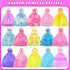 Doll Closet Playset with Doll, 342 Pcs Clothes and Accessories, Princess Dresses, Pants, Swimsuits, and Shoes