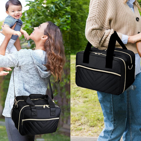 Pack, Momcozy/Elvie/Willow, 9 Breastmilk Cooler Bag with Ice Wearable Breast Pump Storage Bag, Insulated Bottle Travel