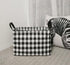 KUNRO Rectangle Toy Bin Waterproof Storage Organizer for Nursery Hamper, Kids Bedroom Laundry Baby Gift Shelf Baskets
