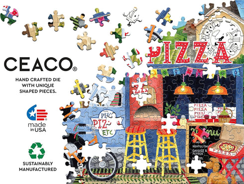 Ceaco - Food Trucks - Pip's Pizza Truck - 500 Piece Jigsaw Puzzle