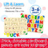 The Learning Journey - Lift & Learn ABC Puzzle - Alphabet Puzzles for Toddlers - 26 pieces for Ages 3-6