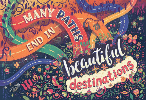 Goliath Steve Simpson: Beautiful Destinations 1000-Piece Puzzle with Poster - Completed Size 26.75 x 18.26 Inches - Ages 12 and Up