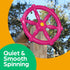 Jungle Gym Kingdom Swing Set Accessories - Pirate Ship Steering Wheel for Kids Outdoor Playhouse, Treehouse & Backyard