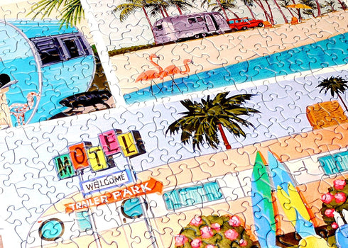 Vintage Trailer Jigsaw Puzzle