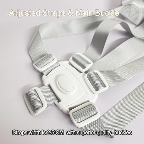ZARPMA High Chair Straps, Universal Replacement Harness Strap Belt for Chair Compatible for Tripp Trapp Stokke