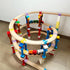 20 Pack 3+ Wooden Train Track Accessories, pcs Wooden Track Connector, Compatible with All Major Brands Wood Train