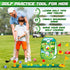Golf Games for Kids - Sticky Golf Game, Golf Cornhole Game, and Golf Putting Game for Indoor and Outdoor Activities