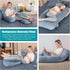 Cute Castle 57 Inch Pregnancy Pillows, Soft U-Shape Maternity Pillow with Removable Cover - Full Body Pillows