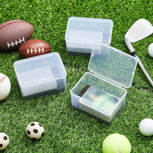 PerKoop 8 Pcs Clear Plastic Card Case - Playing Card Storage Box Holder - Organizer for Travel Game, 4.7 x 3.3 x 2.5