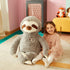 30 inches) IKASA Large Sloth Stuffed Animal Plush Bradypode Toy for Children (Gray