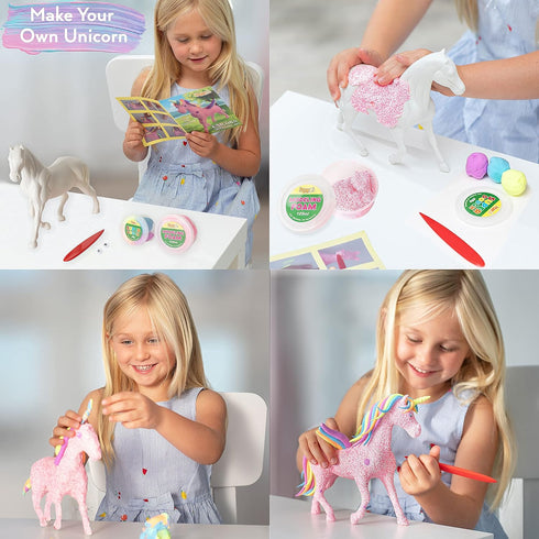 TOYLI Unicorn Modeling Art, Unicorn Art Craft Kit for Kids 4-6