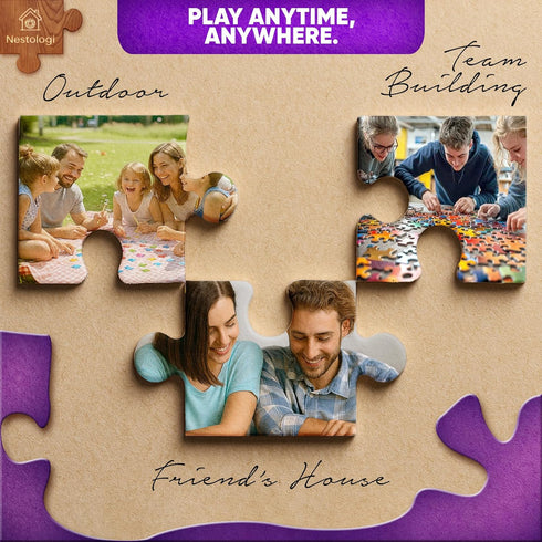 150 5 Labradoodle Dog Wooden Jigsaw Adult Puzzle by Nestologi, Unique Animal Puzzle, Goldendoodle Gift for Family