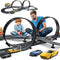 Kids Toy Electric Powered Slot Car Race Track Set, Best Gifts for Boys and Girls Ages 6 7 8-12