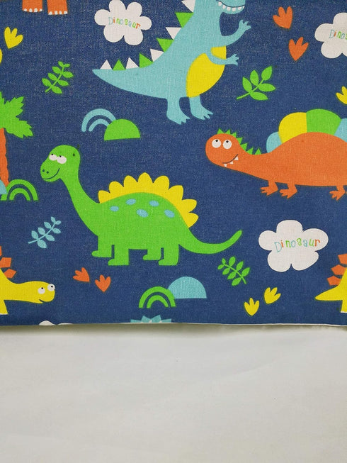 Kids Storage Basket with Blue Dinosaur Pattern, Rectangle Laundry Hamper, Baby Toys Storage Box with Handles for Boys