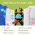 Little Sleepy Head Youth Pillow Case, 100% Cotton Hypoallergenic, Snug Fit Envelope Pillowcase, Youth Pillow 16x22