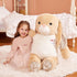IKASA Giant Rabbit Stuffed Animal Plush Toy | 30" Large Cute Jumbo Bunny for Kids & Girls