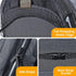 Orzbow Universal Mosquito Net for Stroller, Baby Bug Net with Two-Way Zippers, Portable Foldable Black
