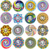 nobleboy 50 Pack Funny Fidget Spinner Toys Bulk Mini,Birthday Gifts Party Favors Supplies