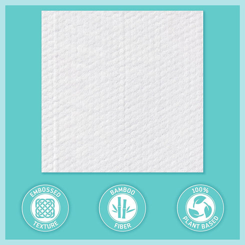 Medline Simply Water Baby Wipes, 99% Water Solution, 100% Plant-Based Cloth, 60 Count (Pack of 12)