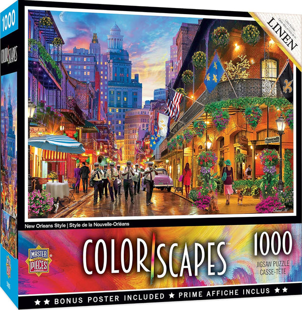 MasterPieces 1000 Piece Jigsaw Puzzle for Adults, Family, or Kids, New Orleans Style
