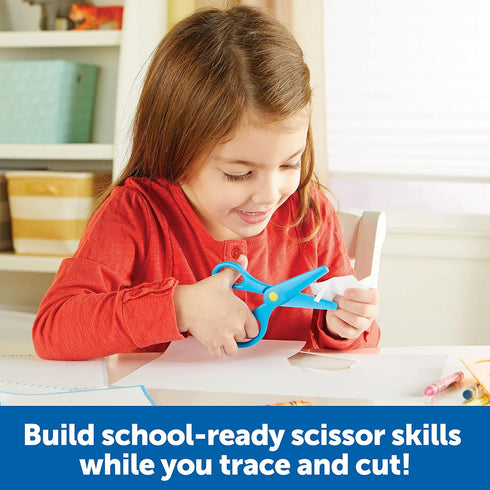 Set 3+ Learning Resources Trace Ace Scissor Skills - Develop Scissor Skills, Toddler Scissors, Preschool Learning