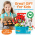 Playset, Set Toolbox NutriChef Kids Kitchen Complete Kitchen for Kids with Apron, Utensils, Recipe Cards, Toddler