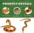 59'' Large Snake Plush Toy - Washable Giant Simulation Cuddle Toy for Boys and Girls Birthday Gift