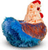 Douglas Henrietta Blue Lace Hen Plush Stuffed Animal Chicken