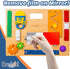 Busy Board - Wooden Montessori Activity Board for Toddlers & Kids with 12 Educational Sensory Toys