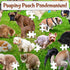 Funwares Original 101 Pooping Puppies Puzzle - Hilarious 1000 Piece Jigsaw Puzzle for Adults and Kids