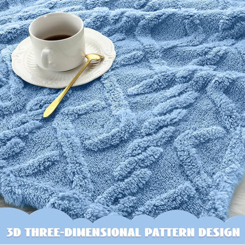 VitalCozy 4 3D 30" 40" Cozy Set) Pcs Fleece Baby Blankets for Boys Girls Soft Plush Warm Baby Receiving Blankets x