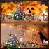 Halloween Haunted House Village Building Set for Kids, Ghost Pumpkin Building Kit for Party Favors, Ages 6+