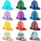 Impossmaker 12pcs 3D Printed Dragon Eggs, Prefilled Easter Dragon Egg with Dragon