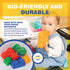 UNiPLAY Plump Soft Building Blocks - 12-Piece Jumbo Stacking Set for Ages 3 Months+