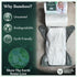 600 Count (6 100 Naturally Nature Disposable Cloth Diaper Liners, Unscented, Fragrance-Free, Chlorine Free Diaper