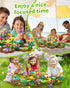 183 Set 3 4 5 6 7 Flower Garden Building Toys for Girls: PCS Kids Gardening Kit Gifts for Year Old Toddler