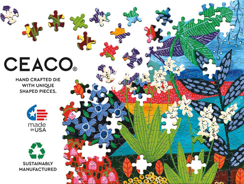 Ceaco Liselle Larsen Fantasy Gardens 300 Oversized Piece Jigsaw Puzzle