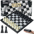 GEACOOL Mini Travel Chess Set - 5.1 Inhces Magnetic Portable Folding Chess Board