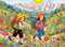 Cross & Glory 1000 Piece Jigsaw Puzzle - Sunny Trails: Mckenna & Maisie's Adventure, Eco-Friendly Family Fun