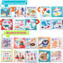 0-3-6-12-18 6 12 1-2 Girls,8 Baby Books Toys Gifts, Touch and Feel Cloth Crinkle Books for Babies,Infant Toddler Baby
