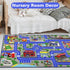Capslpad Kids Rug Educational Play Rug, 5.2'x3.3' Traffic Road Kids Play Car Mat for Playroom and Nursery Room Decor