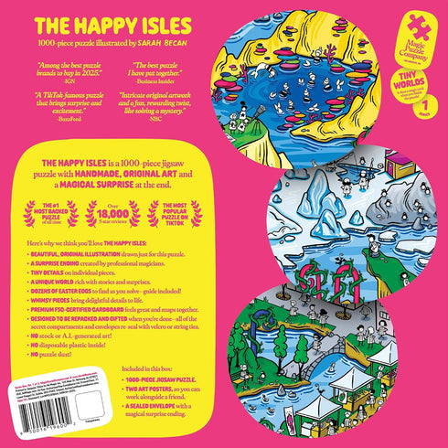 1000-Piece The Happy Isles Jigsaw Puzzle from The Magic Puzzle Company Series One