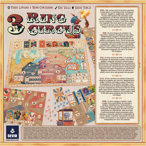 Circus Adventure Board Game