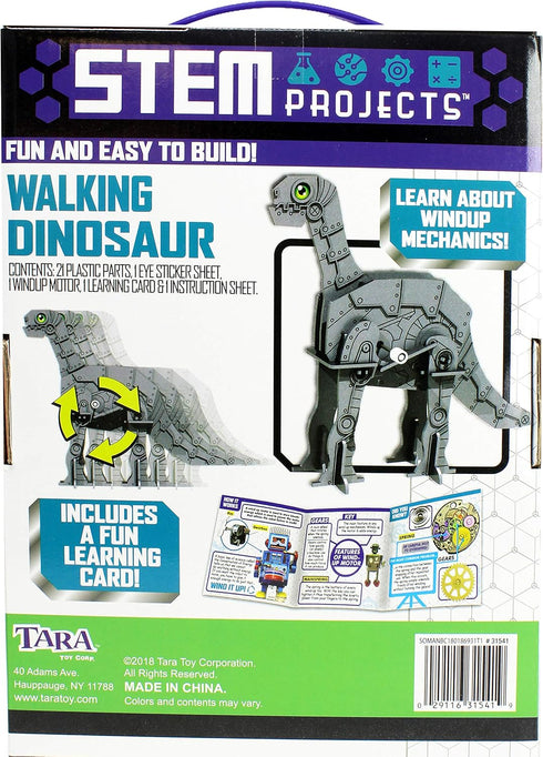 STEM Projects Walking Dinosaur Toy for Learning Fun