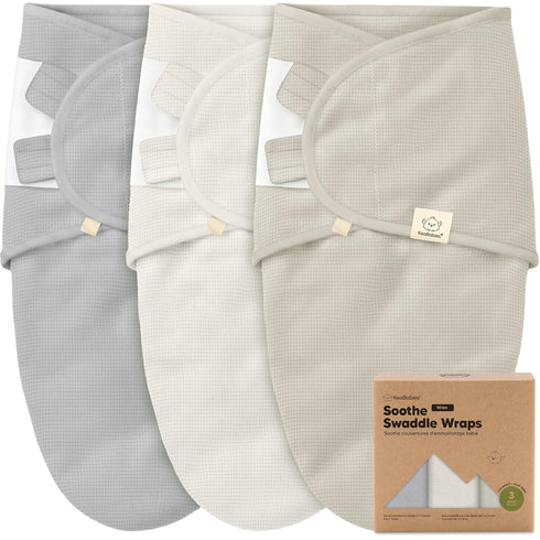 3-Pack Organic Swaddles for Newborns, Baby Sleep Sacks 0-3 Months - Baby